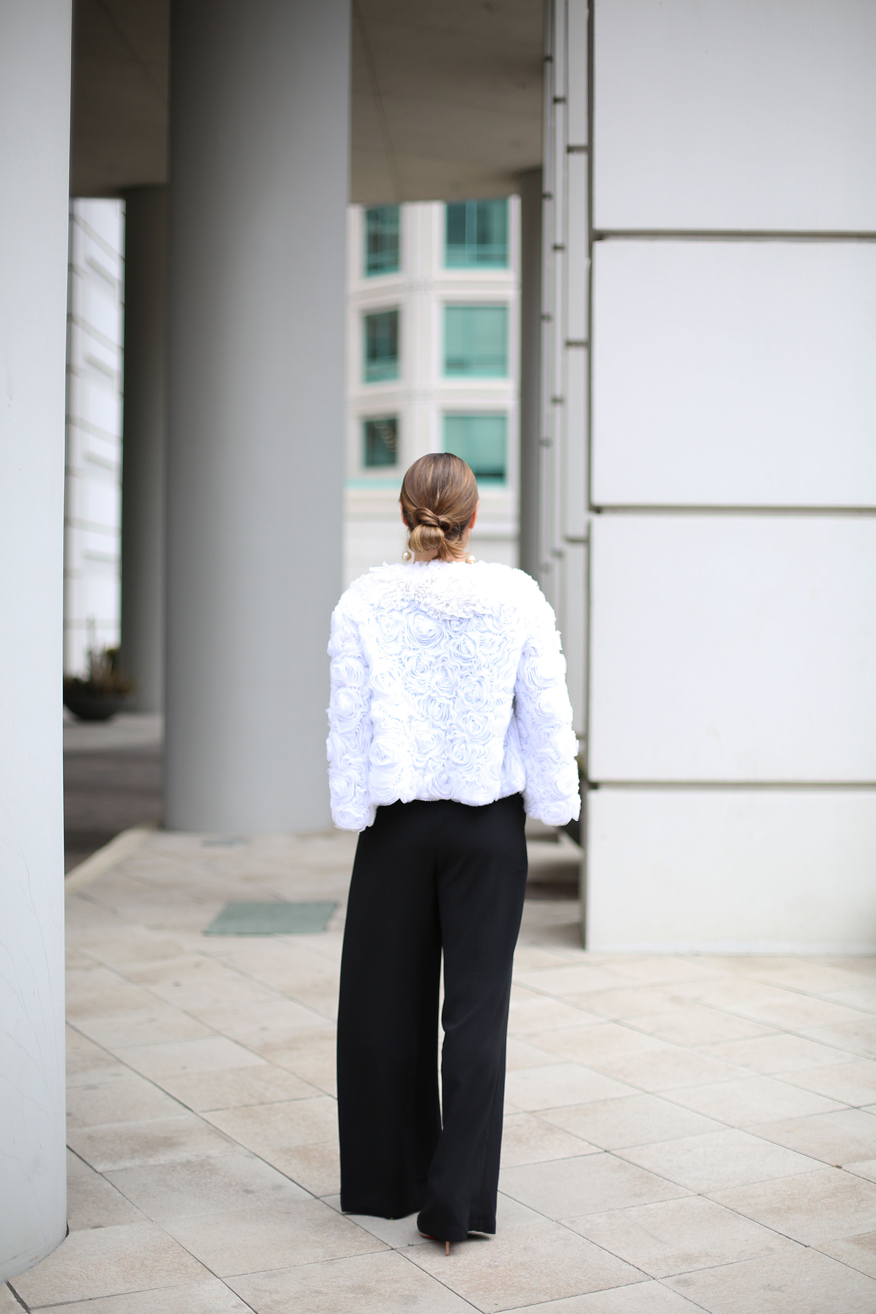 low-chignon-low-bun-sleek-hair-wedding-guest-inspo