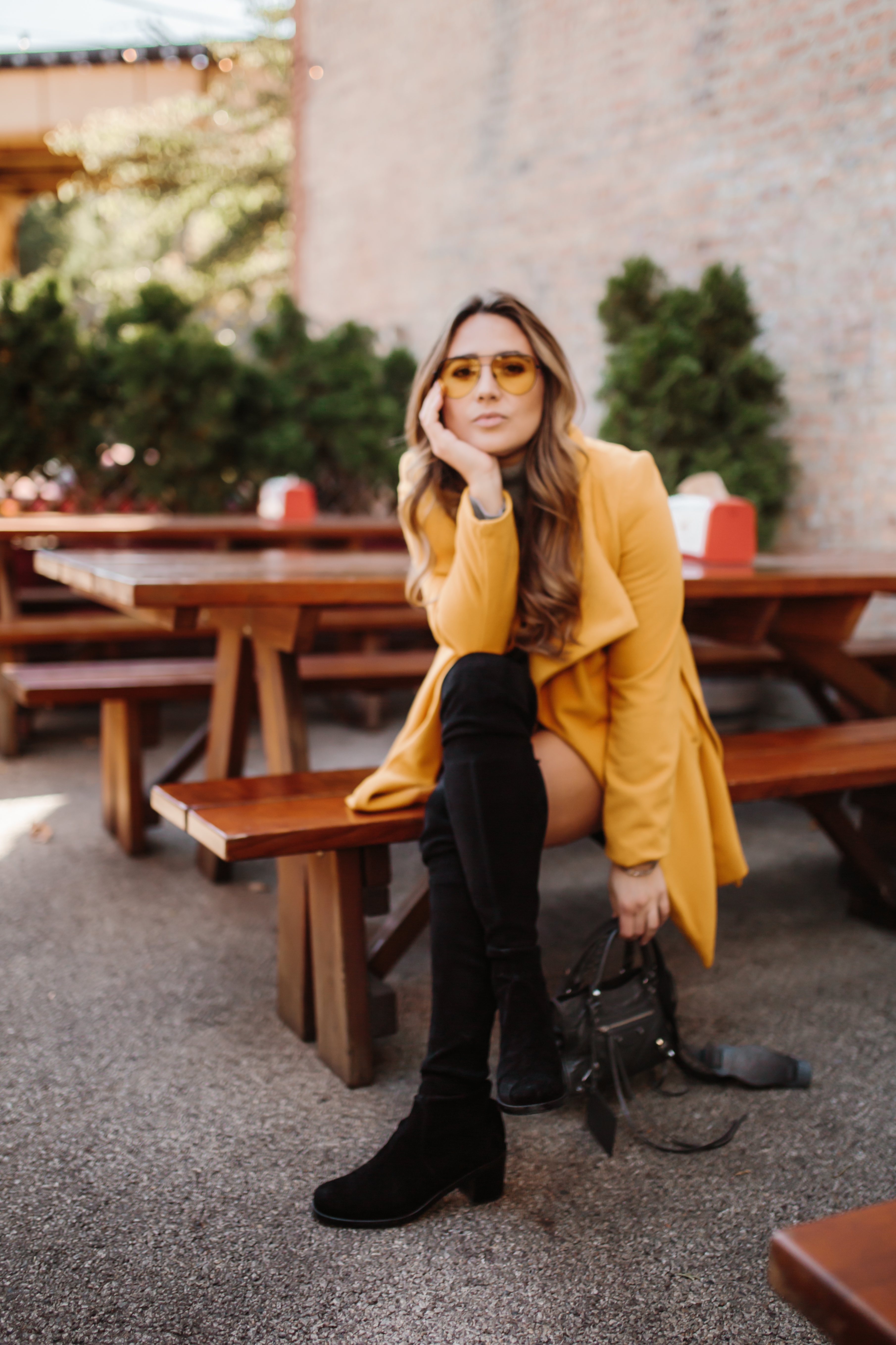 mvmt-sunglasses-maverick-yellow-mustard-coat-over-the-knee-boots-generation-bliss-turtleneck-sweater-fall-outfit-inspo