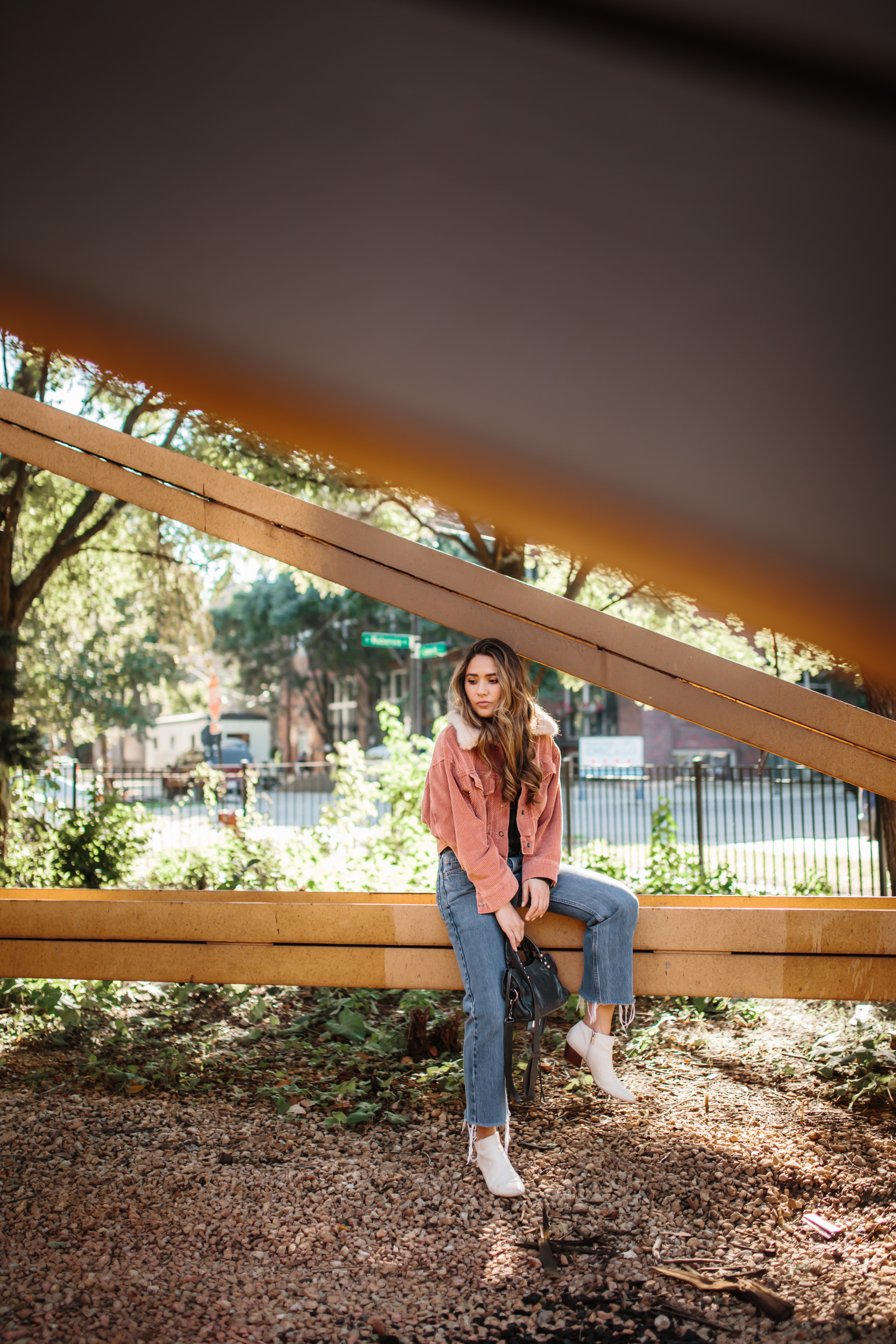 blush-courderoy-bomber-white-booties-fall-hat-denim-outfit-inspo