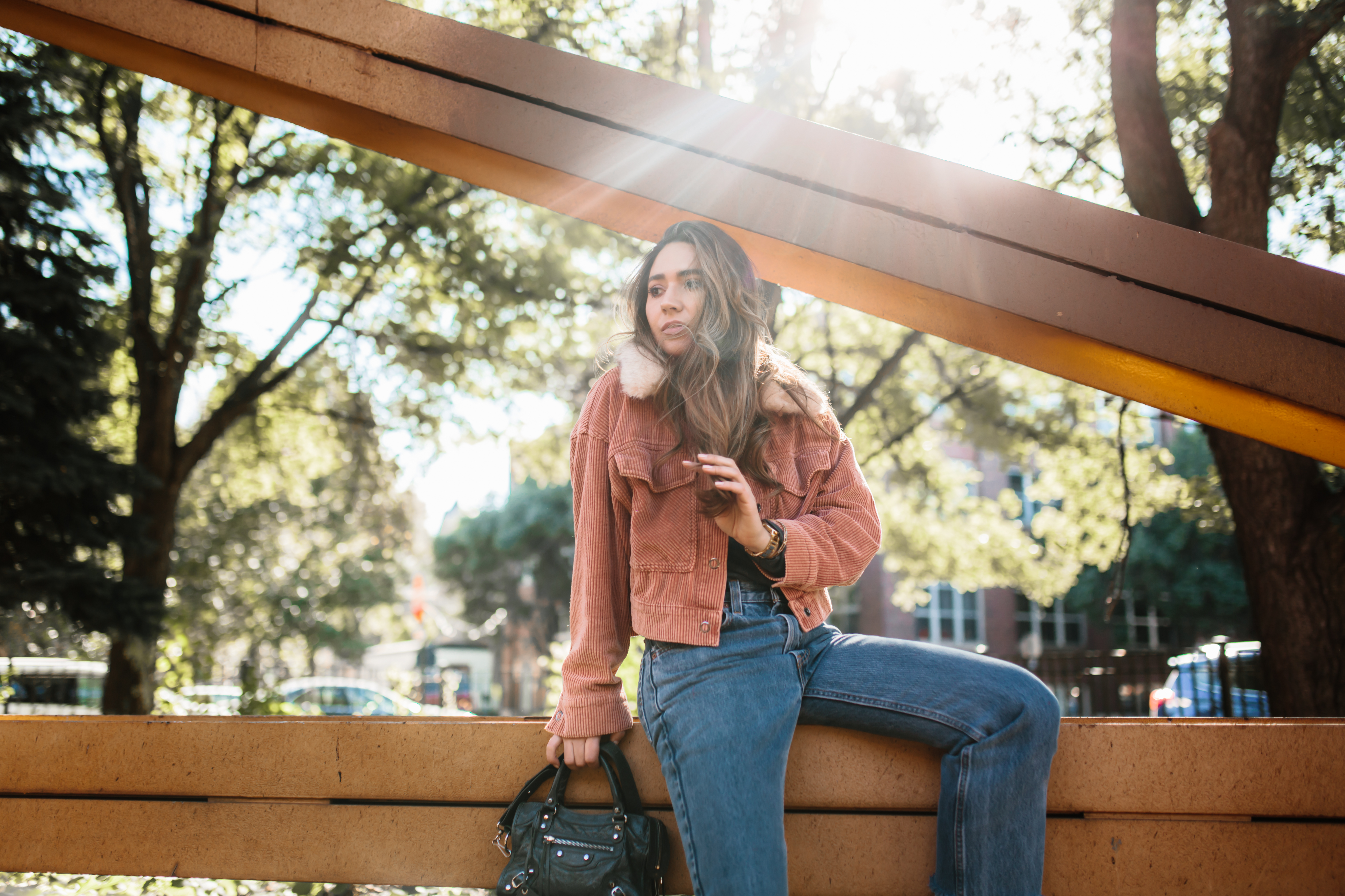 blush-courderoy-bomber-white-booties-fall-hat-denim-outfit-inspo