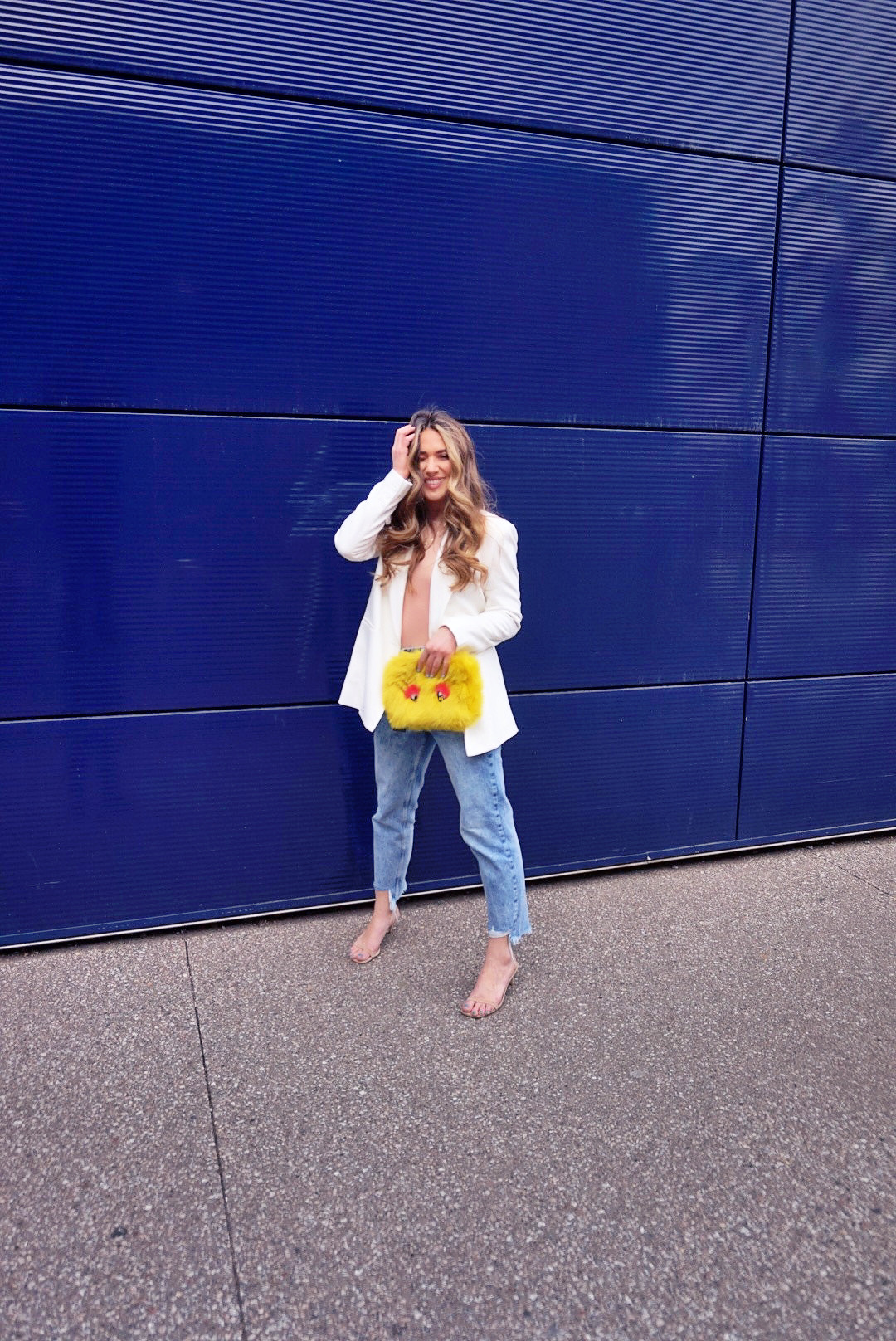 white-blazer-jean-shorts-light-wash-jeans-outfit-2-ways-to-style-cute-outfit-inspo