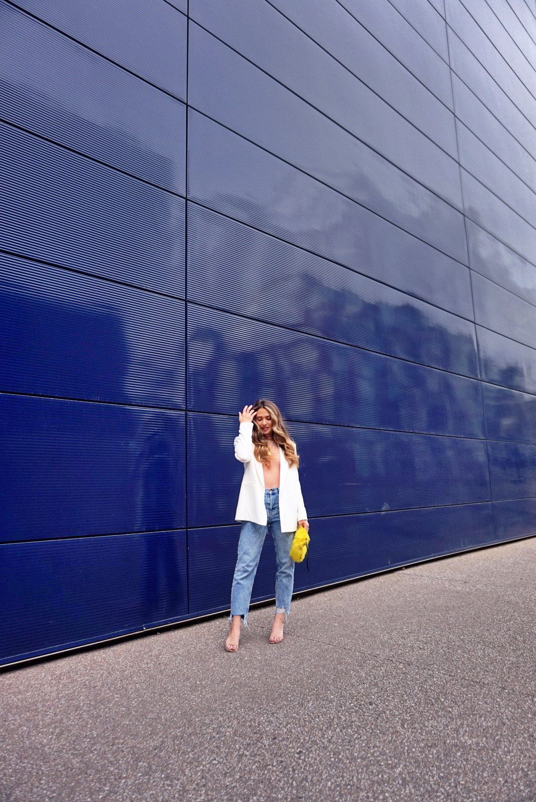 white-blazer-jean-shorts-light-wash-jeans-outfit-2-ways-to-style-cute-outfit-inspo