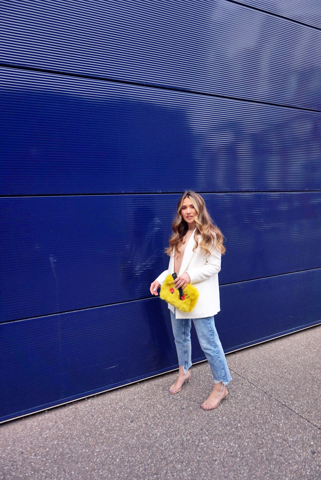 white-blazer-jean-shorts-light-wash-jeans-outfit-2-ways-to-style-cute-outfit-inspo