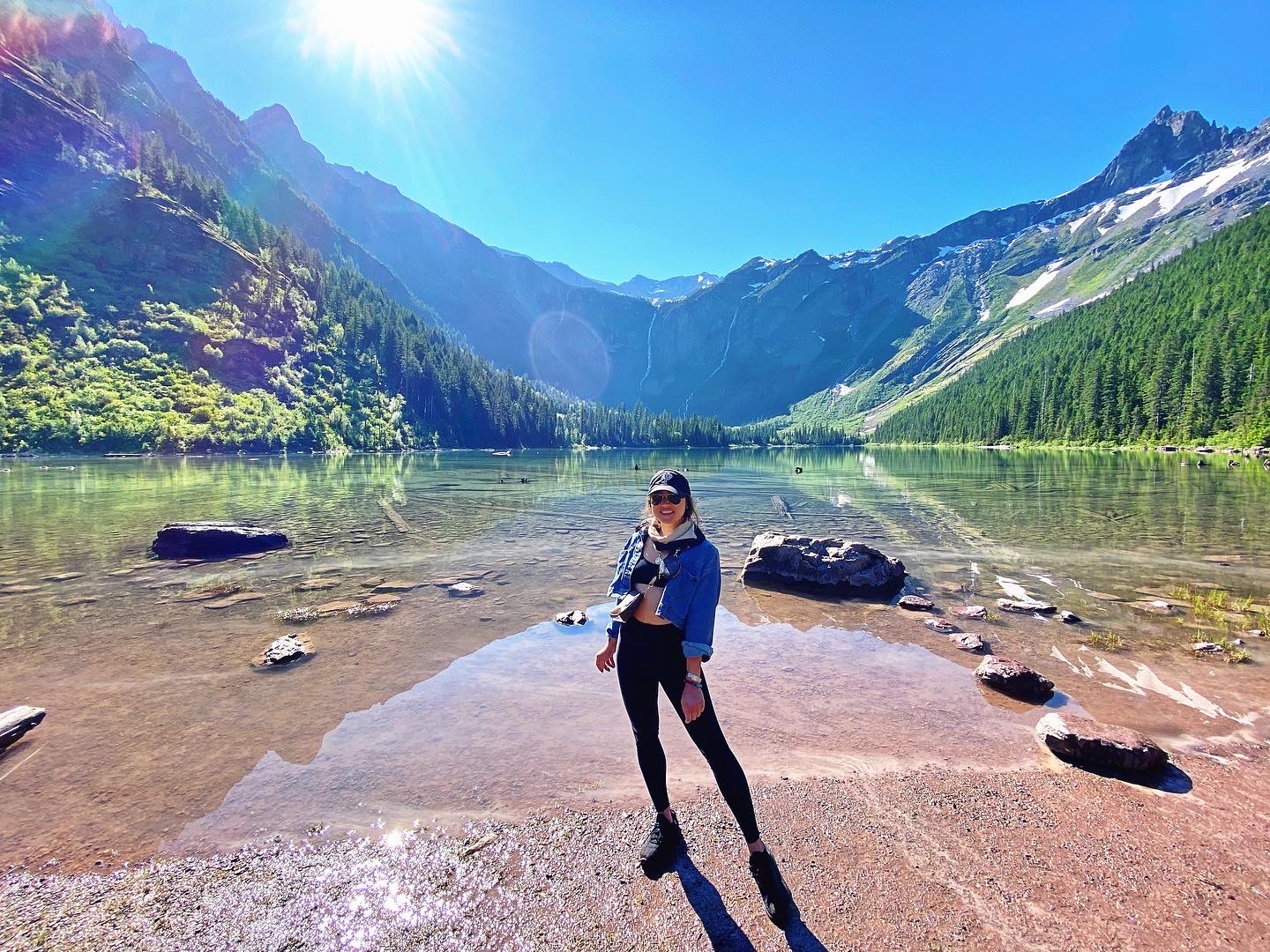 montana-glacier-mountain-avalanche-lake-boy-girl-engagement-nature-beautiful